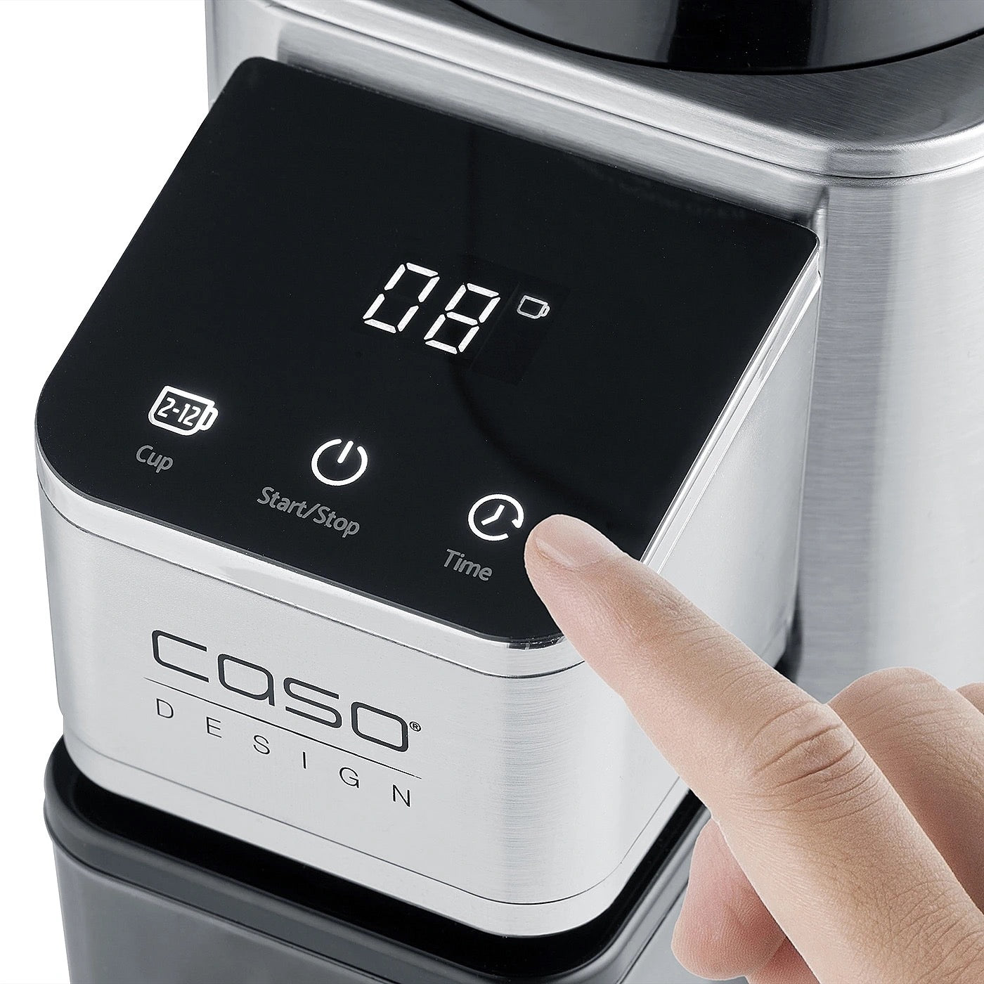 Caso - Baristachef Electric Coffee Grinder With Digital Screen | 150W