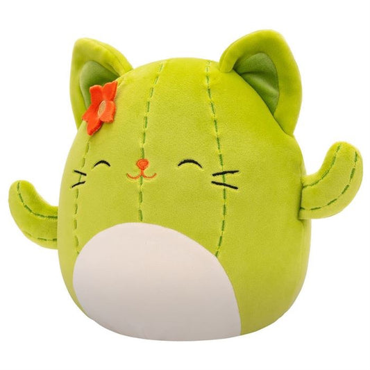 Squishmallows - Little Plush 7.5" Green Cactus Cat W/Closed Eyes