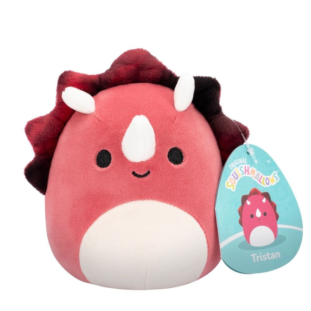 Squishmallows - Little Plush 5" Tristan - Red Triceratops