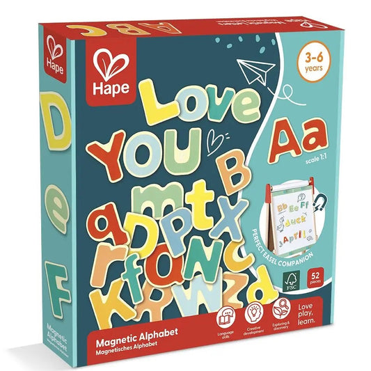 Hape - Magnetic Alphabets | Upper & Lower