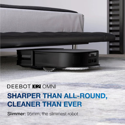 ECOVACS - DEEBOT X2 Omni Robot Vacuum and Mop, 8000Pa Suction