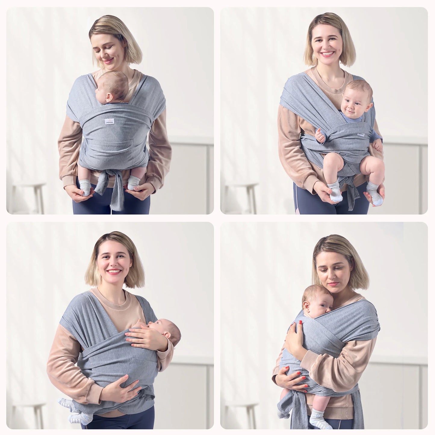 Momcozy - Baby Wrap Carrier | Air-Mesh