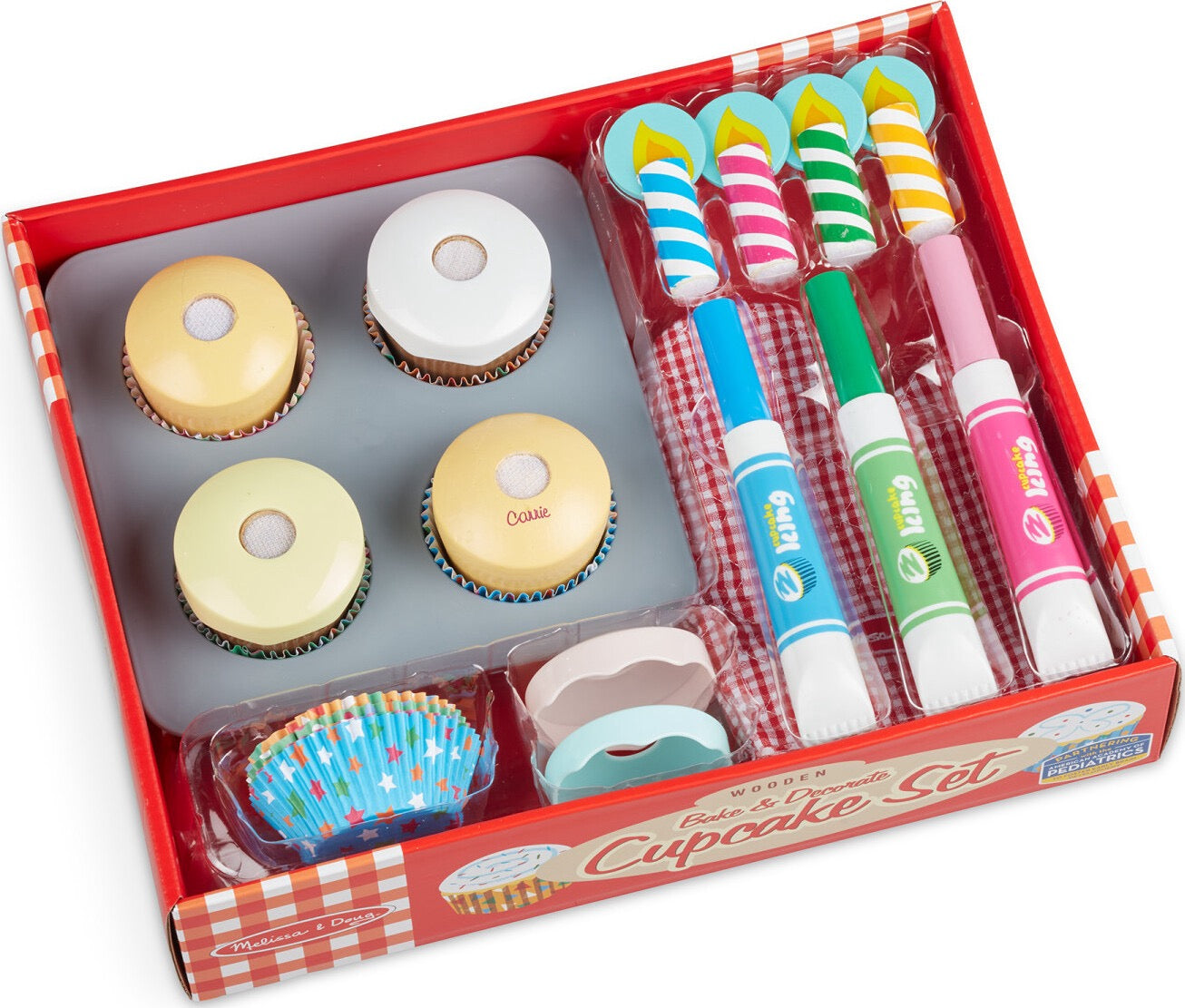 Melissa & Doug - Bake & Decorate Cupcake Set