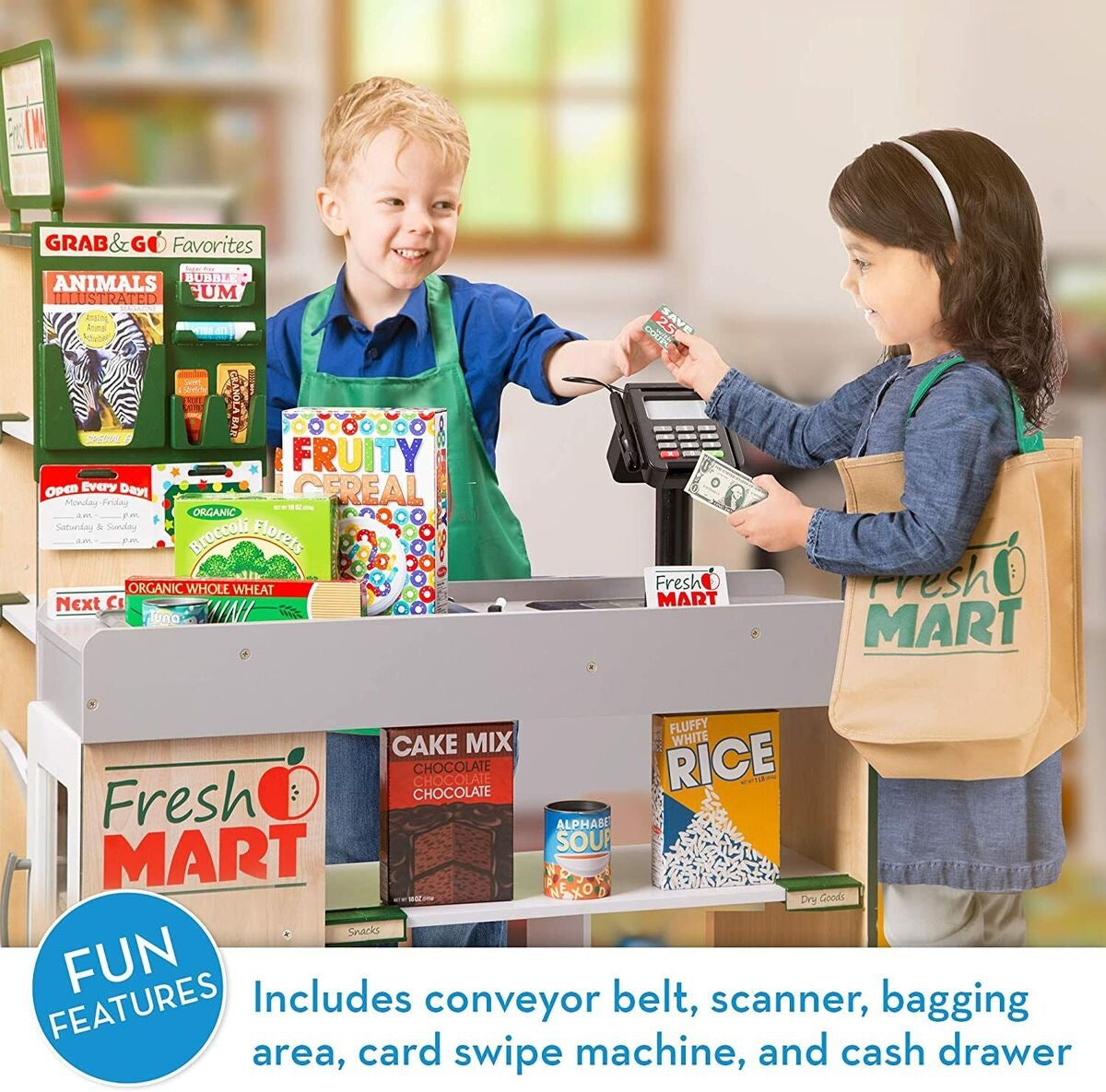 Melissa & Doug -  Fresh Mart Grocery Store 3Y+