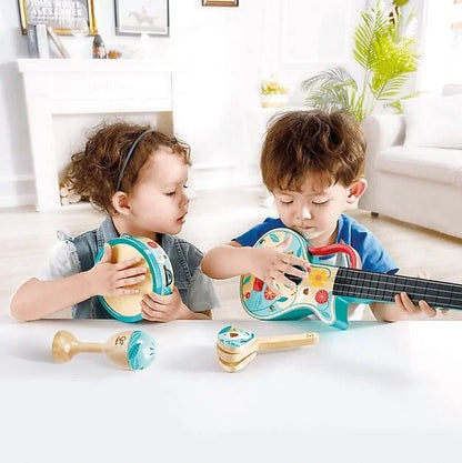 Hape - 4 in 1  Ukulele Set