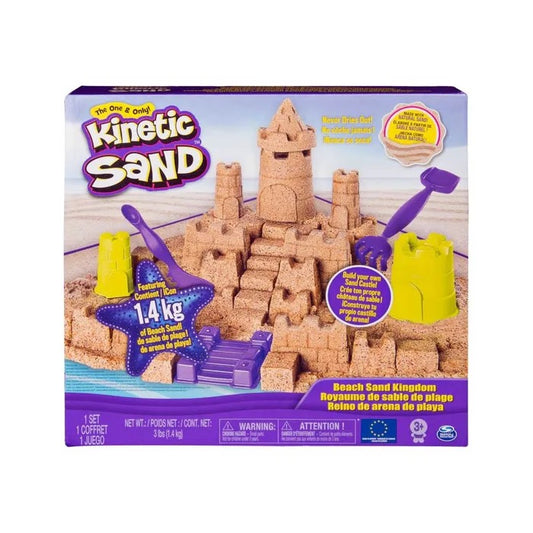 Kinetic Sand Beach Sand Kingdom (3 Lbs)