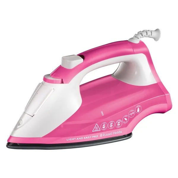 Russell Hobbs - Light & Easy Pro  Steam Iron | Pink 2600W