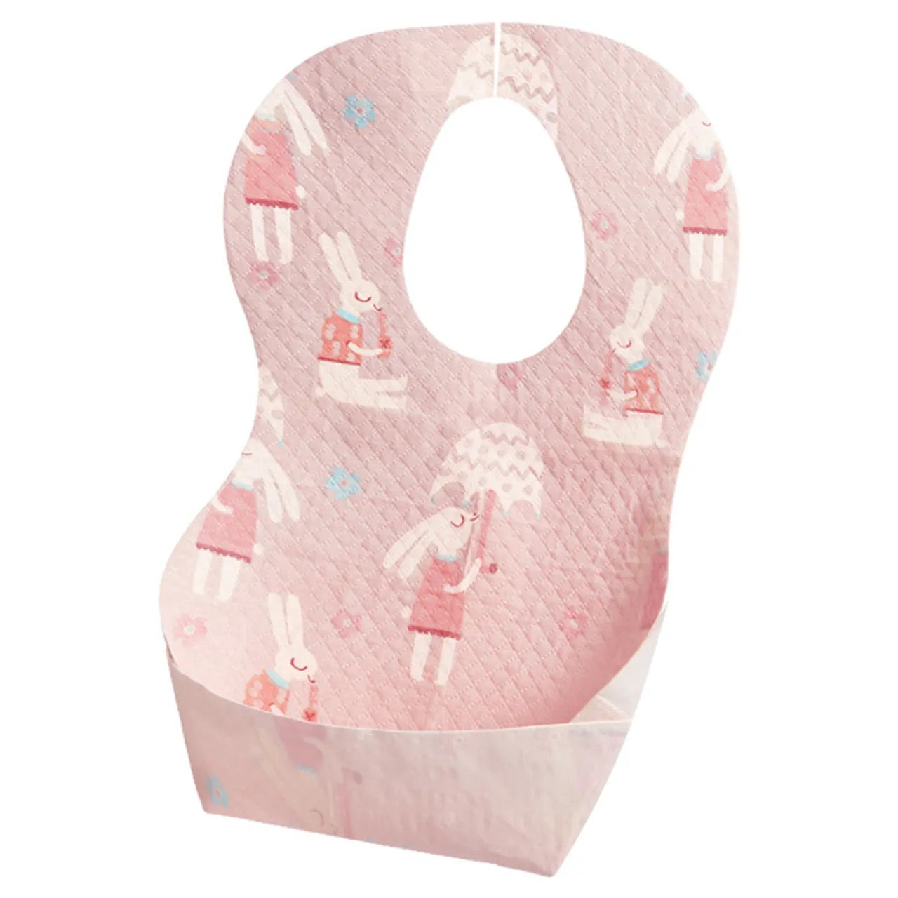 Mideer - Disposable Baby Bib | Pink Bunny 20pcs