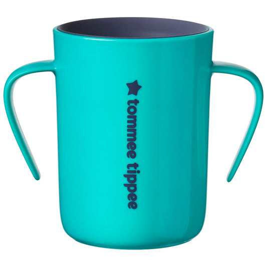 Tommee Tippee Easiflow 360° Cup w Handles | 200ml | 6m+ | Green