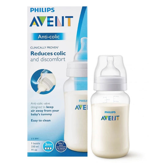 Philips Avent - Anti-colic Baby Bottle 330ml | 3m+ | White