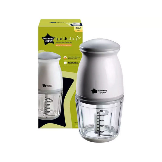 Tommee Tippee Glass Bowl Quick-Chop Mini Baby Food Blender | 500ml