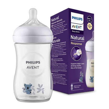 Philips Avent - Natural Baby Bottle 260ml | 1m+ | Koala