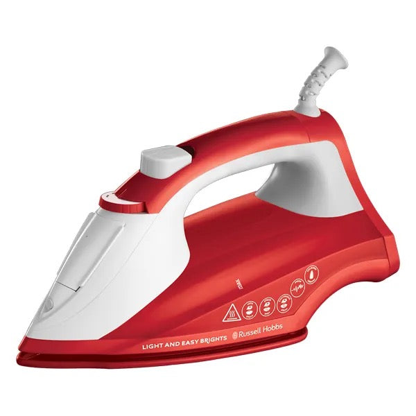 Russell Hobbs - Light & Easy Steam Iron | Red 2400W