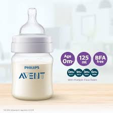 Philips Avent - Anti-colic Baby Bottle 125ml | 0m+ | White