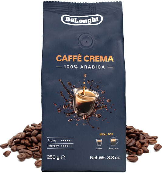 De'Longhi - Caffè Crema Coffee Beans | 100% Arabica | 250g