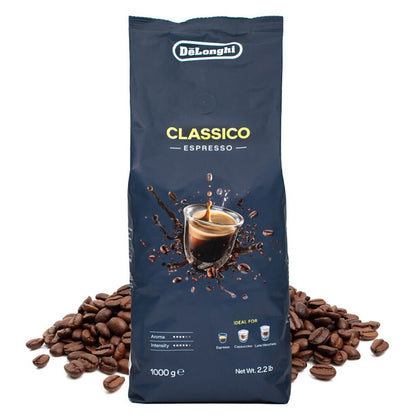 De'Longhi - Classico Coffee Beans | 50% Arabica 50% Robusta | 1kg