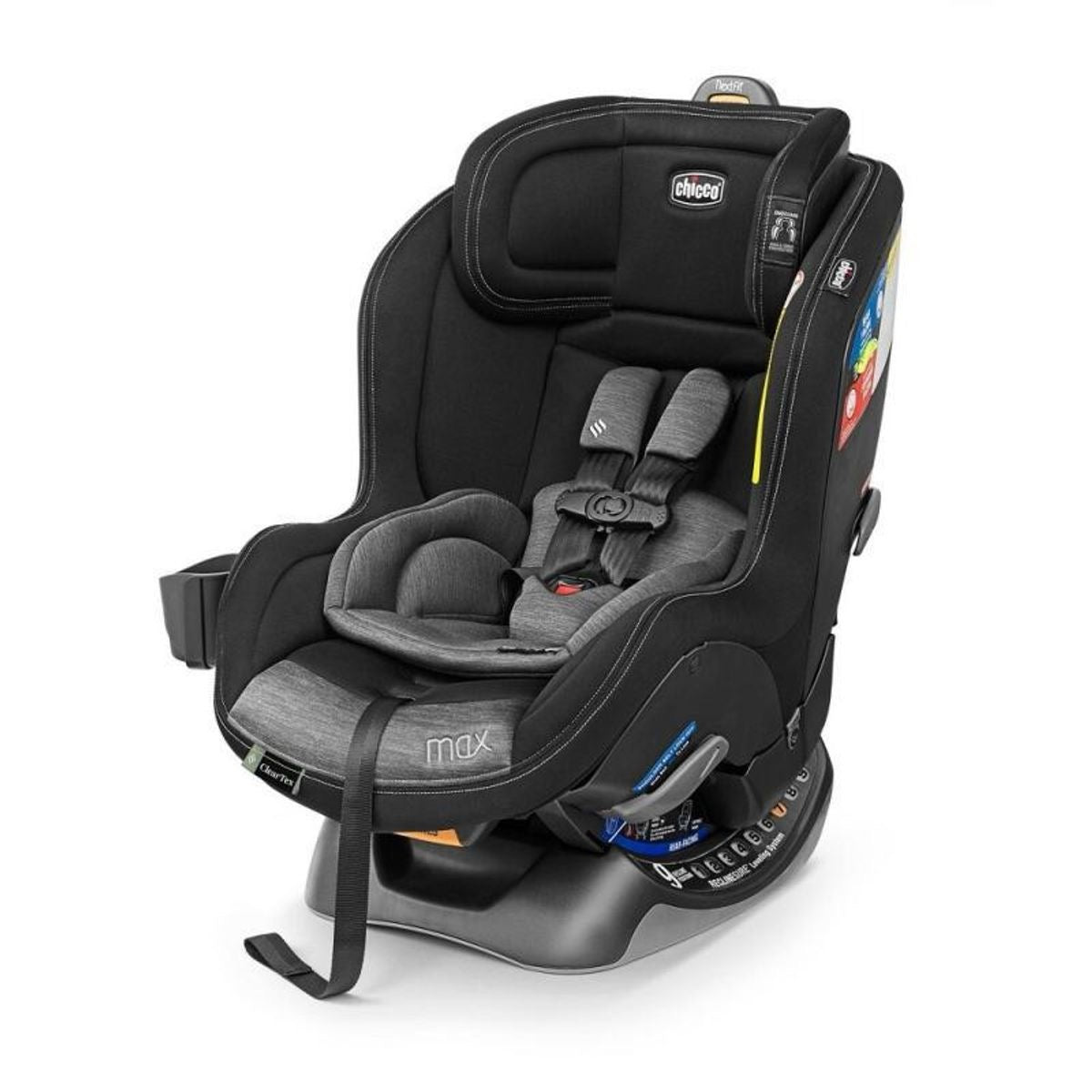 Chicco - NextFit Max ClearTex Extended-Use Convertible Car Seat | Shadow