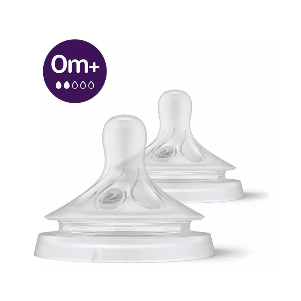 Philips Avent - Natural Response Nipple | 0m+ | Flow 2 | 2 Pack