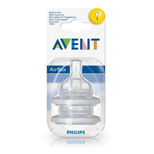 Philips Avent - Classic Nipple Teats | Newborn 0m+ | 1 Hole | 2 Pack