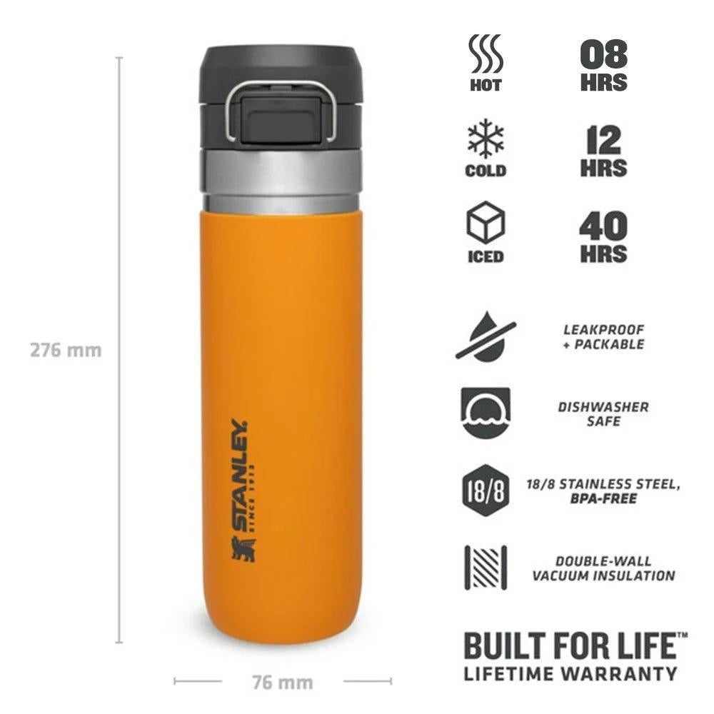 Stanley - The Quick-Flip Water Bottle | Saffron | 700ml