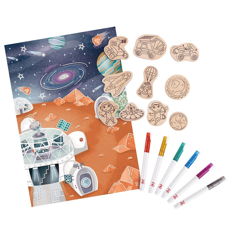 Hape - Mars Life Diy Magnets