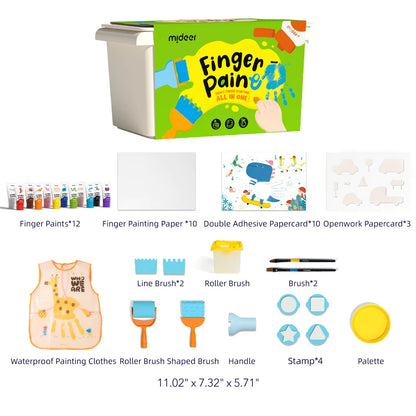 Mideer - Finger Paint Set