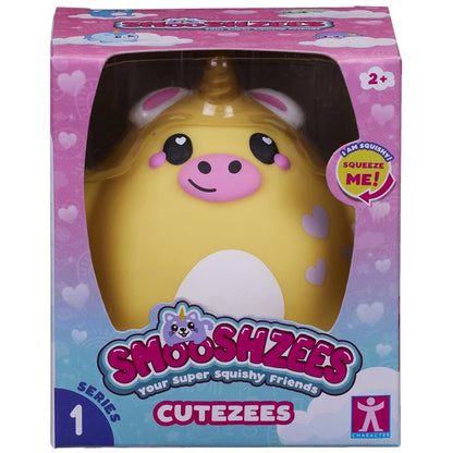 Smooshzees - Mini Cutezees - Buttercup Yellow Unicorn