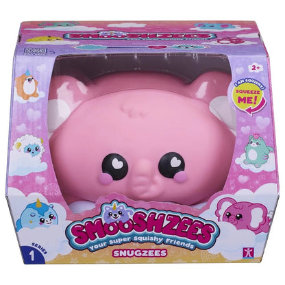 Smooshzees - Large Snugzees - Bubblez Pink Elephant