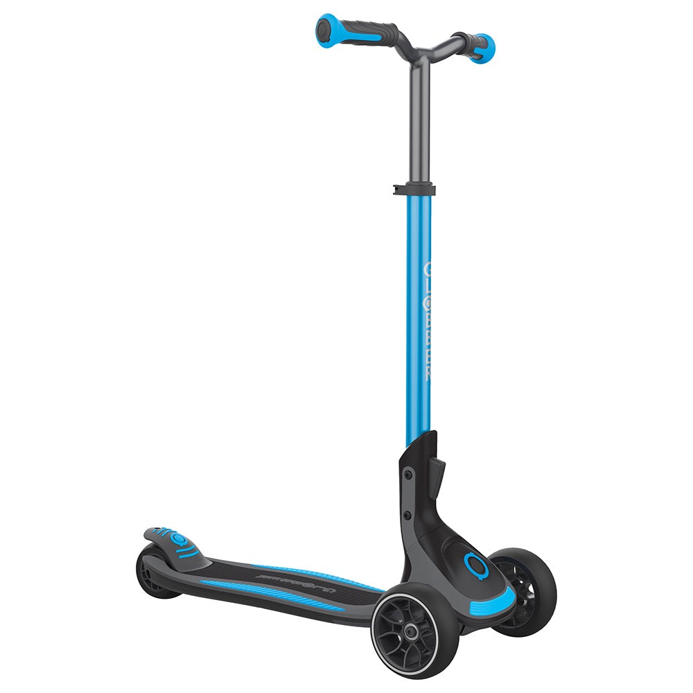 Globber Ultimum Scooter for Kids | 3 Wheel Sky Blue | 3-8 Years