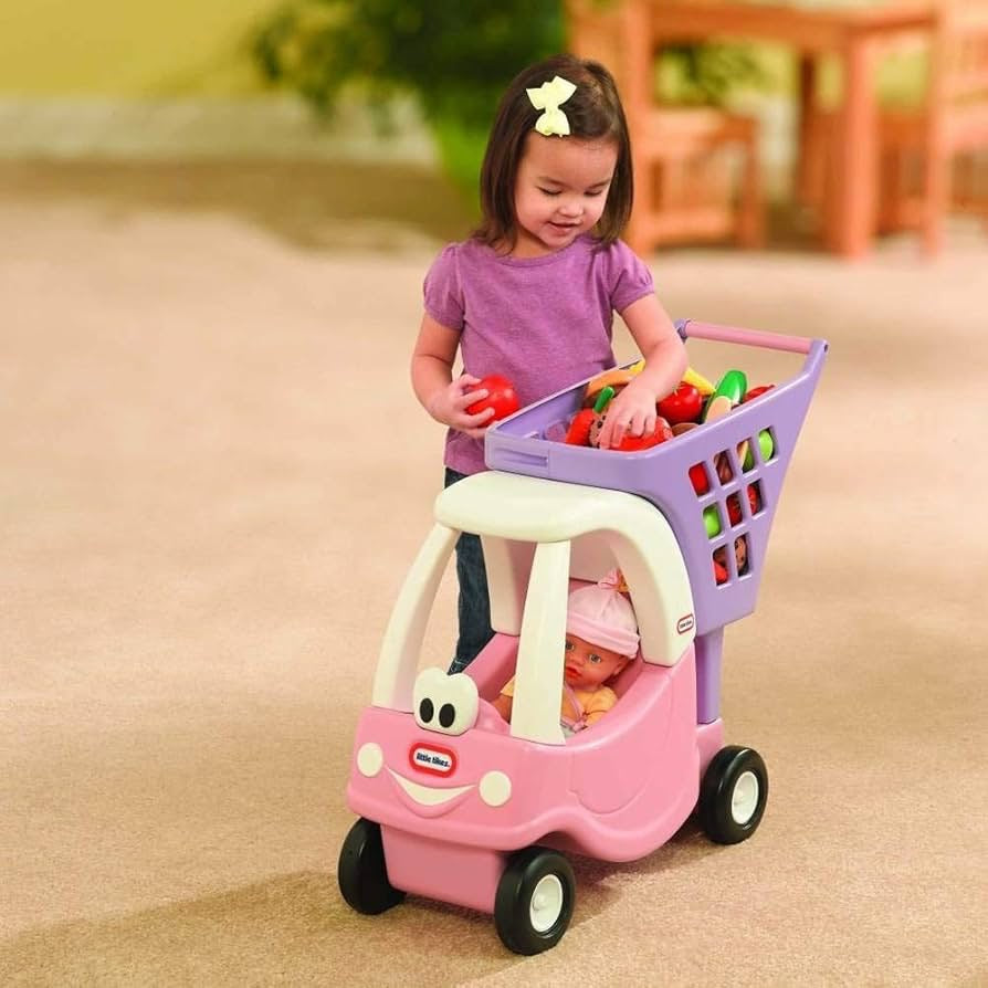 Little Tikes - Cozy Coupe Shopping Cart | Pink