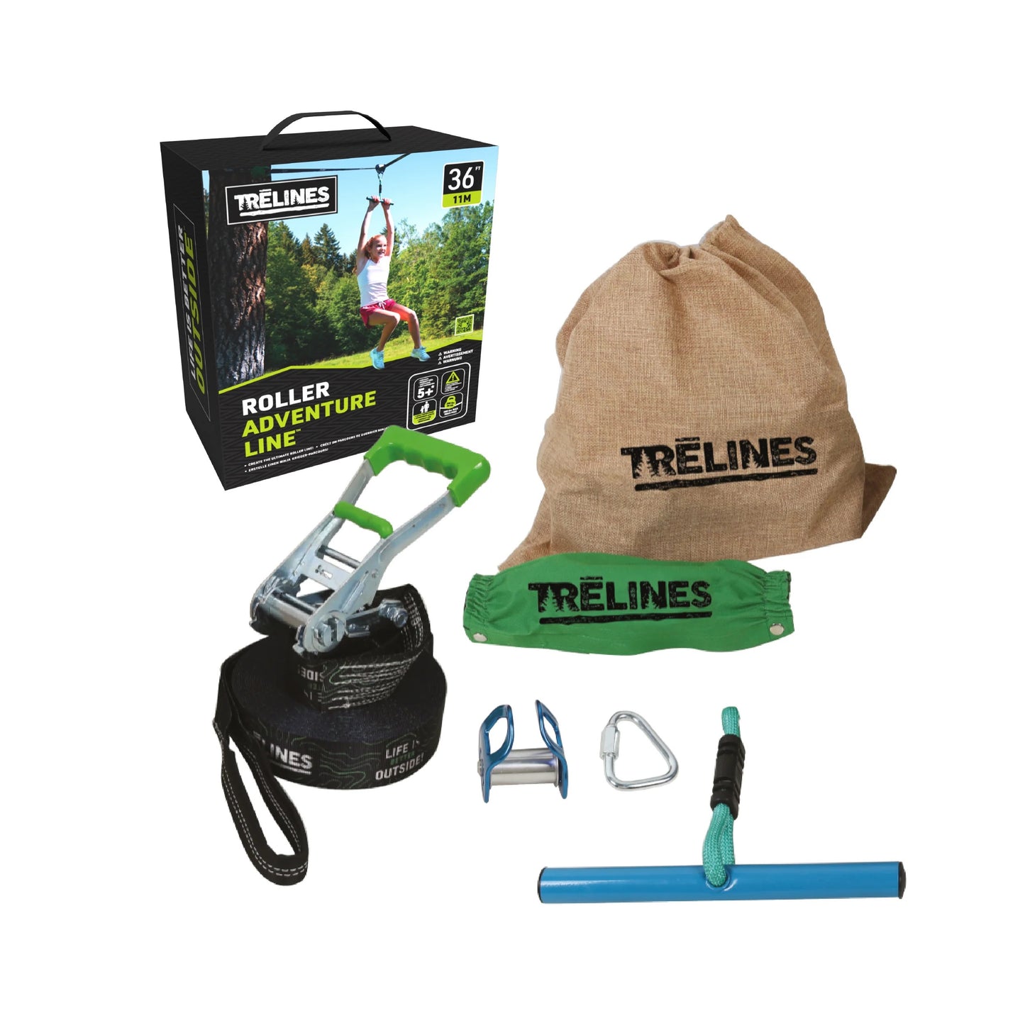 Trelines - Roller Adventure Line | 11m