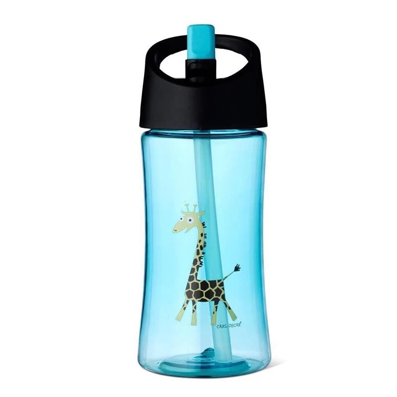 Carl Oscar - Water Bottle 0.35 L | Turquoise Giraffe