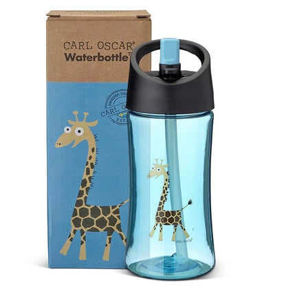 Carl Oscar - Water Bottle 0.35 L | Turquoise Giraffe