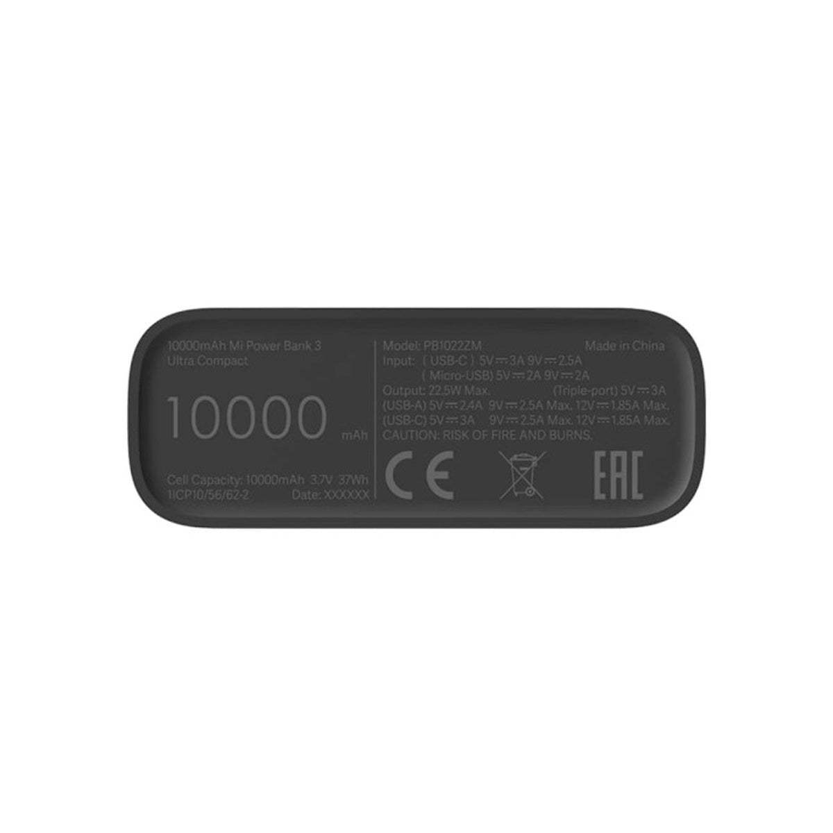 Xiaomi - Mi Power Bank 3 Ultra Compact 10000mAh