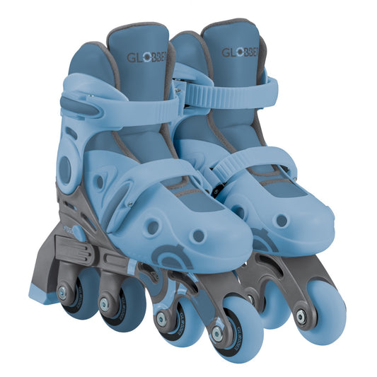 Globber | Learning Inline Skates 2in1 | Ash Blue | 26-29