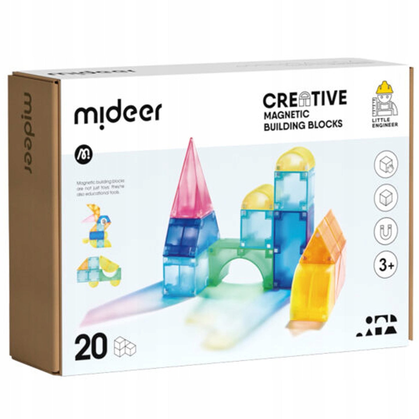 Mideer - Creative Magnetic Building Blocks | 20pcs