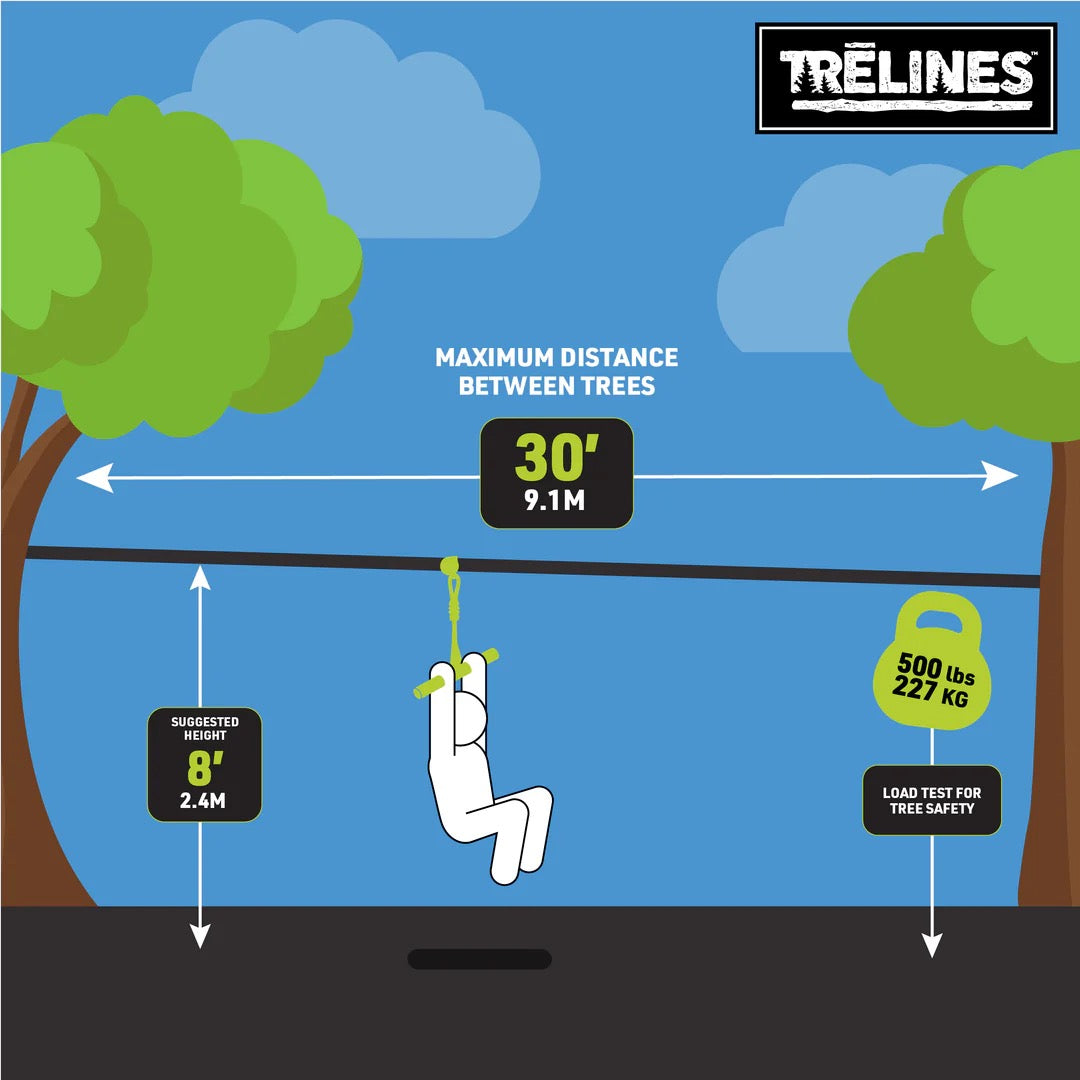 Trelines - Roller Adventure Line | 11m