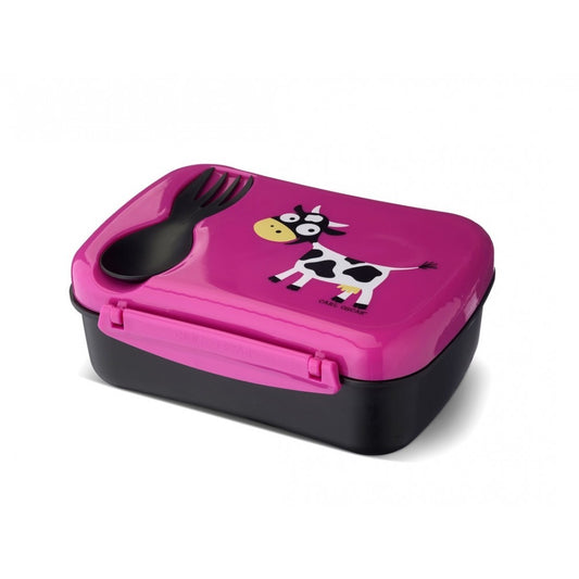 Carl Oscar - N'ice Box Kids Lunch box with Cooling Pack | Purple Cow