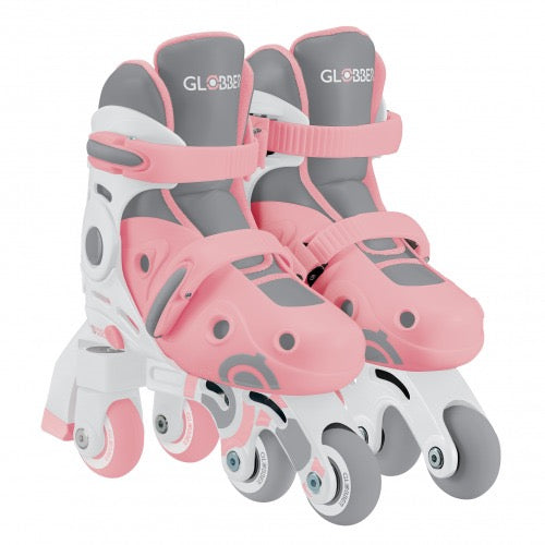 Globber | Learning Inline Skates 2in1 | Pastel Pink | 26-29