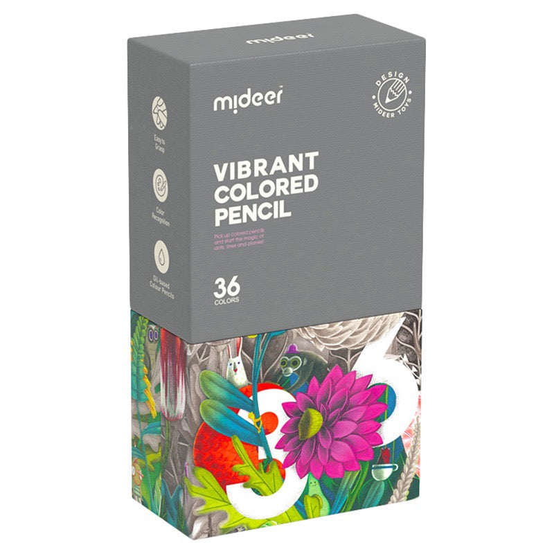 Mideer - Vibrant Colored Pencil | 36 Colors