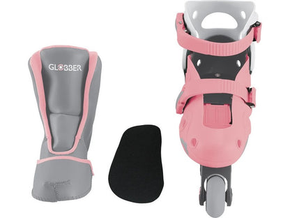 Globber | Learning Inline Skates 2in1 | Pastel Pink | 26-29