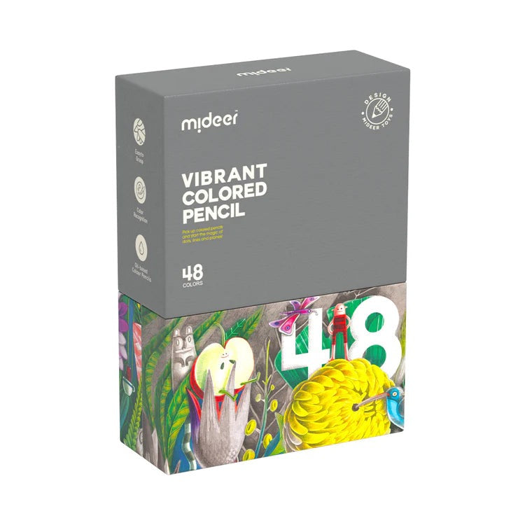 Mideer - Vibrant Colored Pencil | 48 Colors