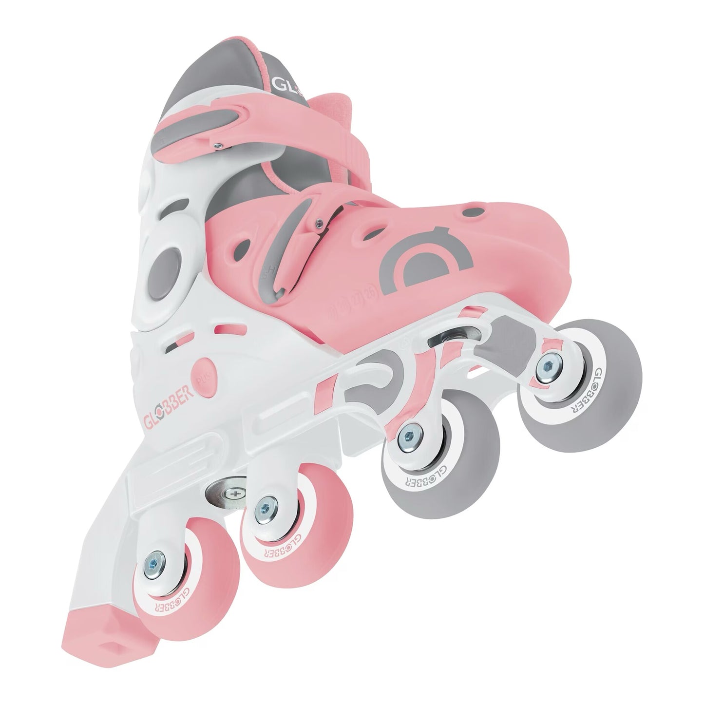 Globber | Learning Inline Skates 2in1 | Pastel Pink | 26-29