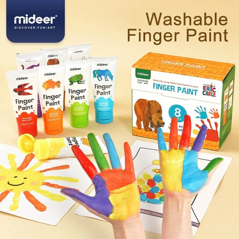 Mideer - Finger Paint | 8pc