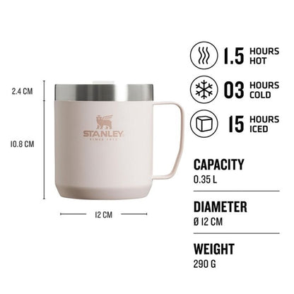 Stanley - The Stay-Hot Camp Mug | Rose Quartz | 350ml