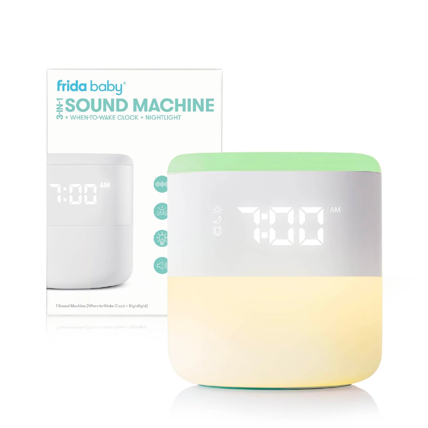 Frida Baby - 3-in-1 Sound Machine + When-To-Wake™ Clock + Nightlight