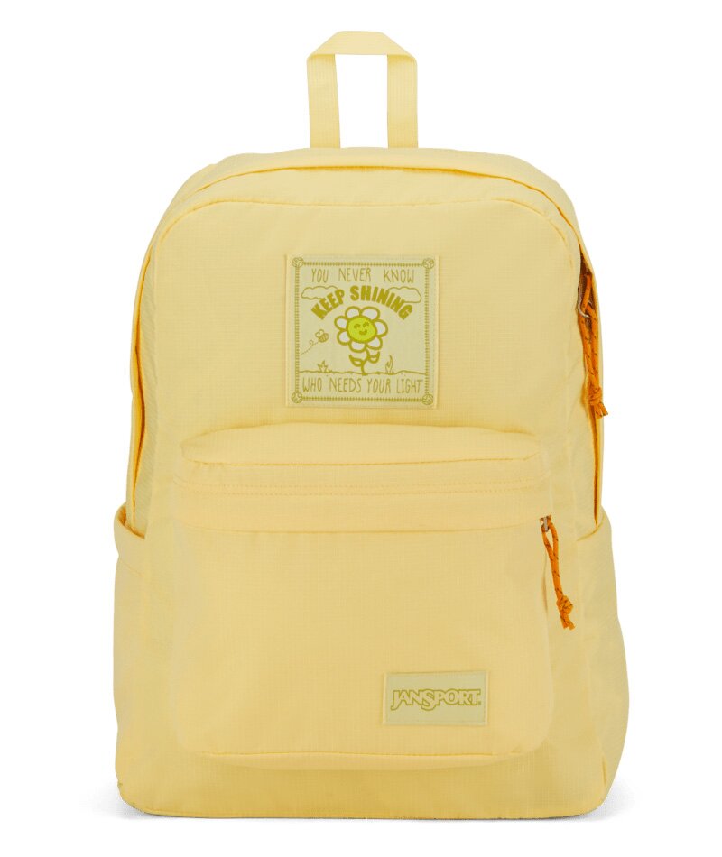 Mustard yellow delicate jansport