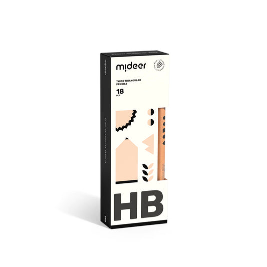 Mideer - Thick Triangular Pencils - HB | 18pc