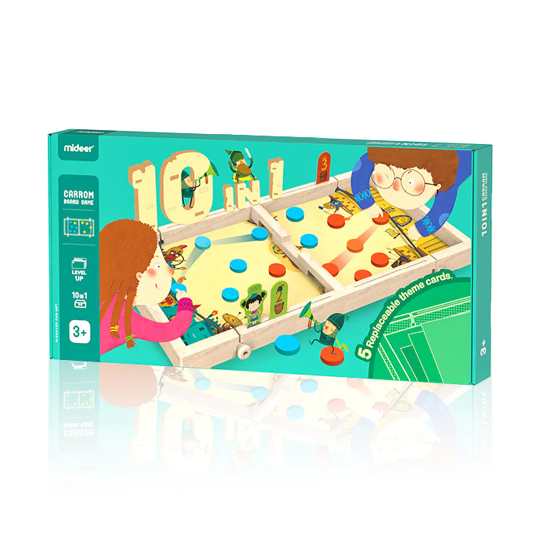 Mideer - 10 in 1 Carron Board Game