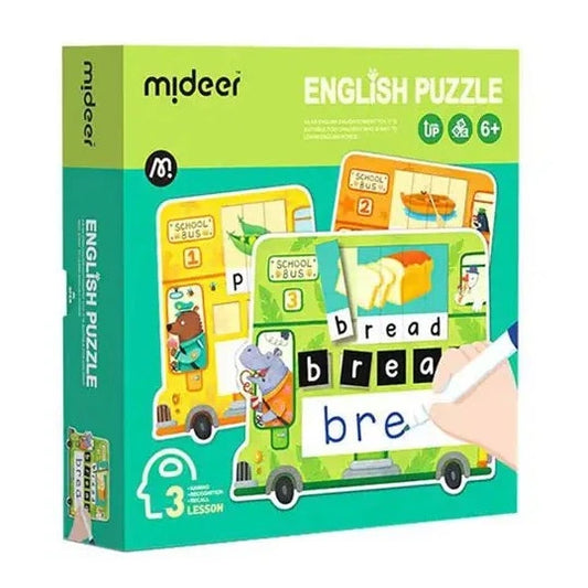 Mideer - English Puzzle | Oh! B-U-S BUS!